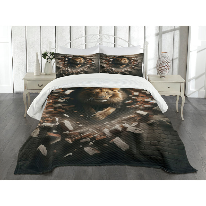 Polyester Coverlet, King Coverlet / Bedspread + 2 Standard Shams