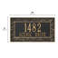 Pinecone 2-Line Wall Address Plaque-2070266624-2070266636