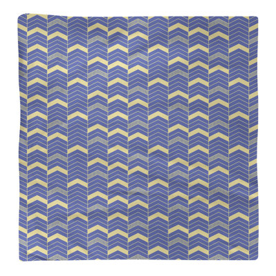 Serviette en coton bicolore lignée Stephenie