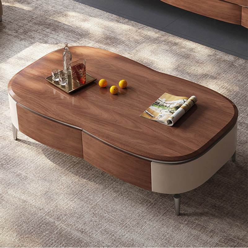 Table basse de luxe de style Mid-Century, H 18,11 po x L 51,18 po x l 27,56 po