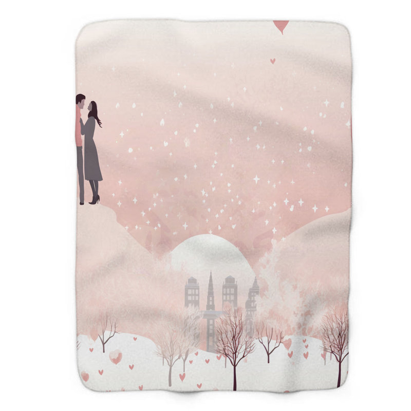 Mignon paire - couverture en sherpa de qualité supérieure 1 pièce, L 50 po x L 60 po