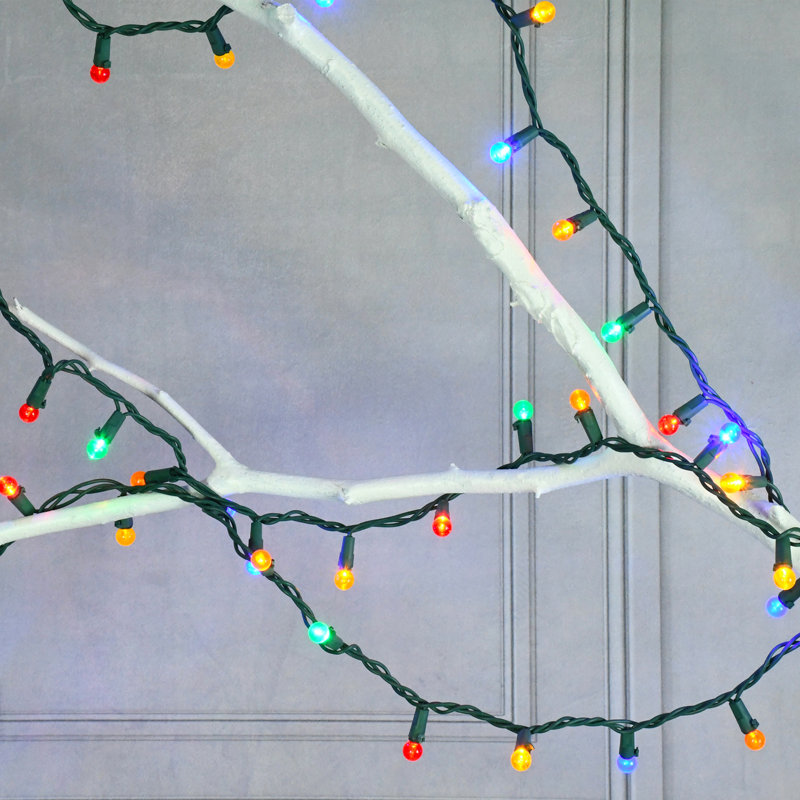 Phillips Electric String Lights with Multicolor Globes