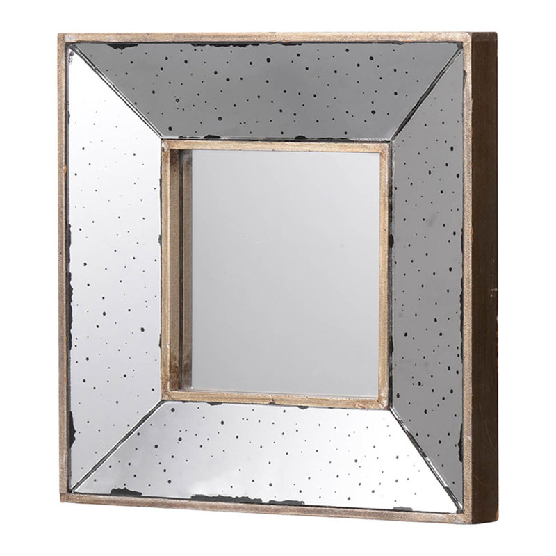 Miroir d'appoint 12 po x 12 po, 12 po x 12 po