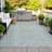 Machine Washable Indoor/Outdoor Oden ACN2152 Striped Rug-763855689