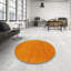 Tapis abstrait orange / brun-731851299