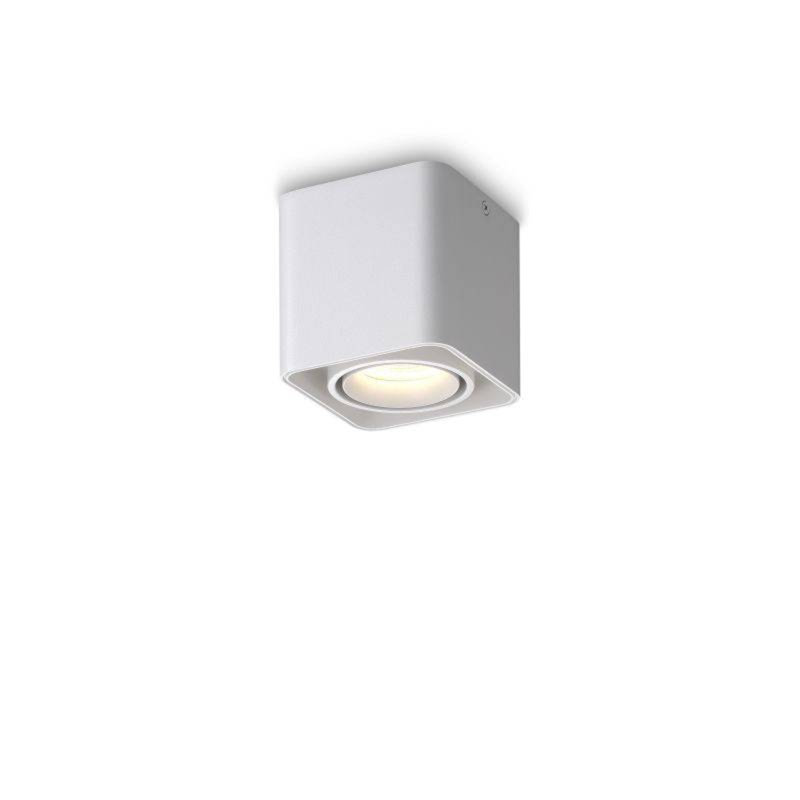 Flush Mount, 10cm H x 10cm W x 10cm D, White