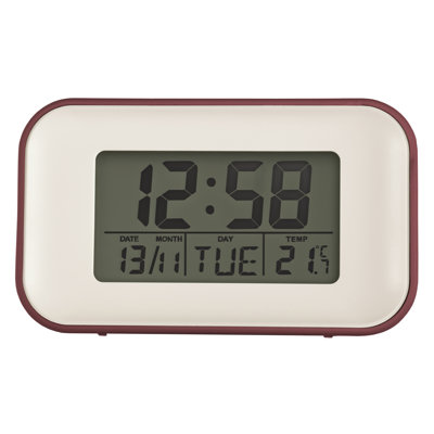 Acctim Retro Digital Alarm Clock Crescendo Alarm Date & Temperature Display