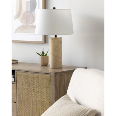 Astere Travertine Table Lamp