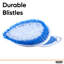 Brosse à récurer Superio avec poils raides et poignée à prise confortable, bleu et rouge, autolaveuse robuste pour la cuisine, la salle de bain, la douche, l'évier, la toilette, paquet de 2
