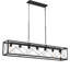 Lustre à 7 lumières à intensité variable en acier pour îlot de cuisine-118554420-215503563