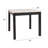 Elliot Square Teak and Marble Dining Table in Black Finish-1175311311