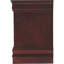 Table de chevet 2 tiroirs Traditional, 23,75 po de hauteur, brun foncé