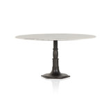 Lucy Round Marble Dining Table