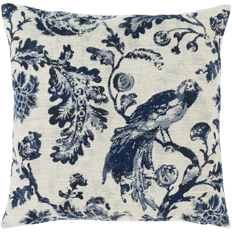 Oreiller carré Demariae, 22 po x 22 po, Pas de bourre