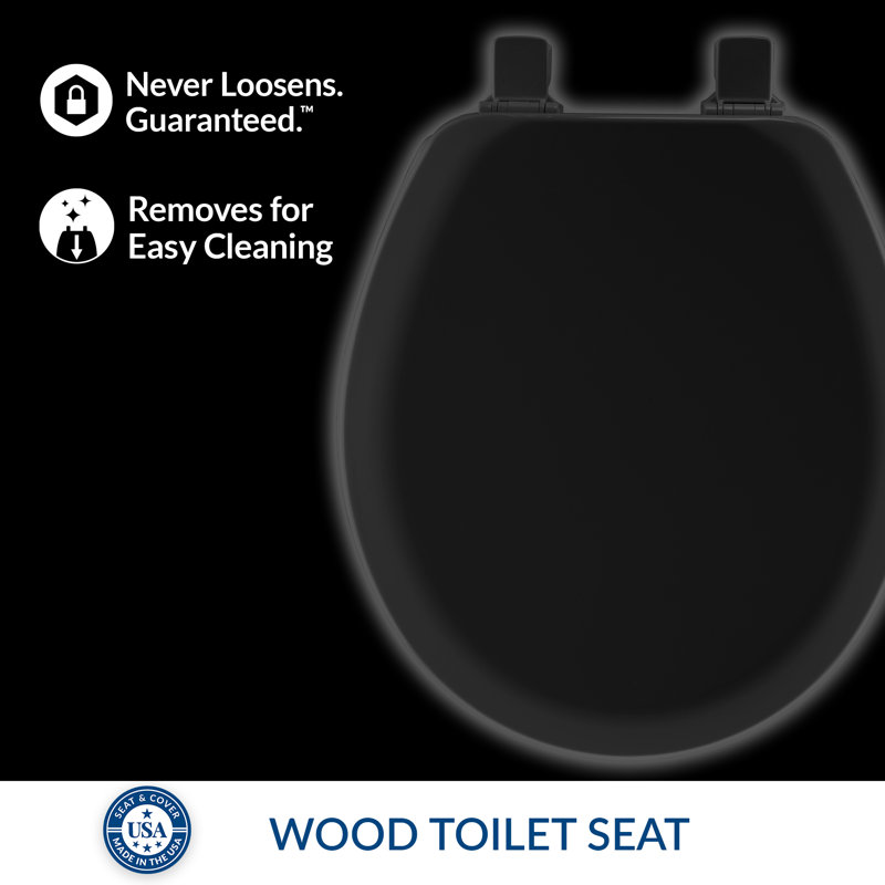 Cameron Toilet Seat, Black
