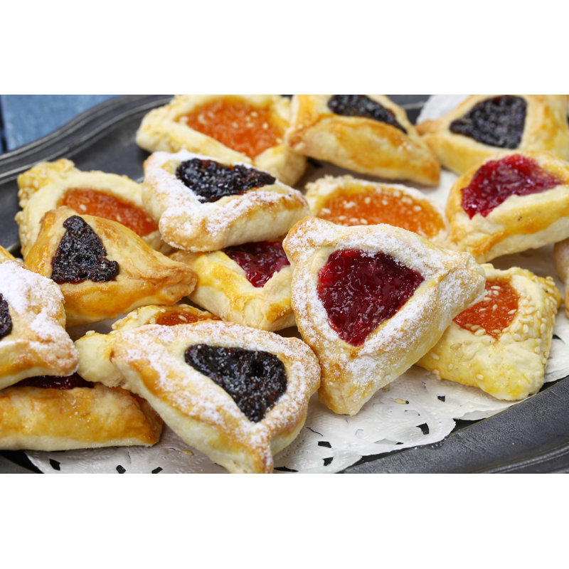 Hamantaschen Cookies by Bonchan - Wrapped Canvas Print, 30cm H x 46cm W x 3.8cm D