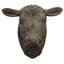 Weathered Cow Head Wall Sculpture