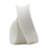 Elysia Decorative Object Resin Modern Abstract Sculpture 20” White for Home, Office, Bedroom, and Living Room.