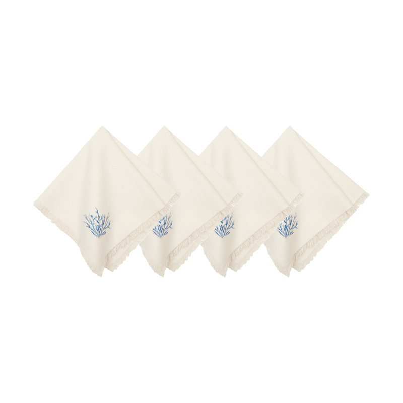 Blue Coral Bay Napkins Set of 4
