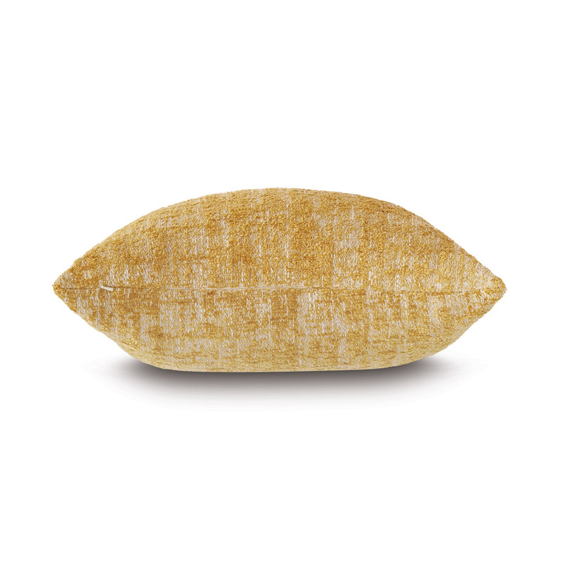 Housse de coussin carré et insert, Jaune Briget