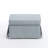 Upholstered Blue Striped Skirted Rectangular Storage Ottoman with Lift-Top (Set of 2)-413304206