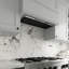 Hotte de cuisine sans fil encastrée sans conduit 350 pi³ / min 28 pi avec filtres en filet Streamino Streamline Streamline Streamline