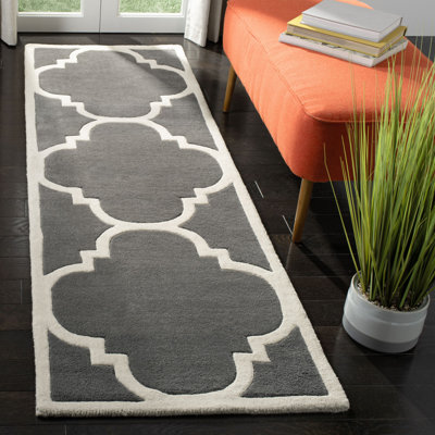Tapis en laine touffeté à la main Carolene
