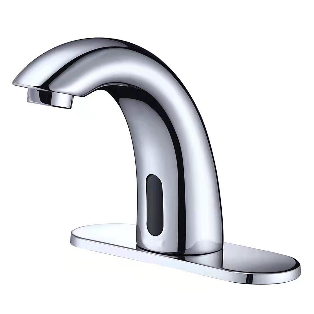 Ener-J Touchless Waterfall Basin Mixer Tap 60cm Pull Out Hose Stainless Steel