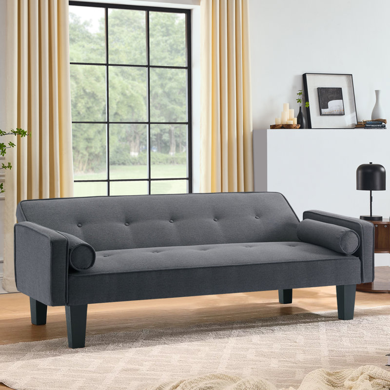 Quintessa Twin 71.65'' Upholstered Convertible Sofa