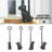Ecorative Cute Animal Statue Stainless Steel Wedge Floor Stop