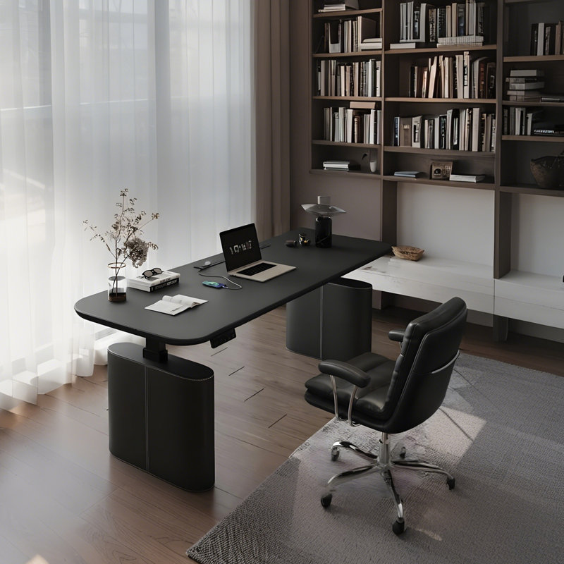 Table d'ordinateur italienne, minimaliste et italien, H 27,56 po x l 70,87 po x P 31,50 po