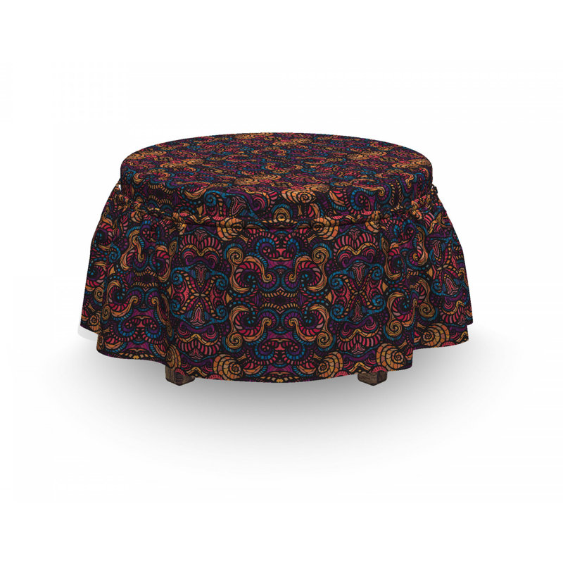 Box Cushion Ottoman Slipcover
