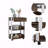 Kitchen Cart, Three Shelves, Four Casters