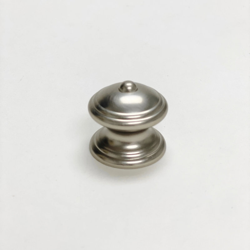 1 1/4" Diameter Round Knob, Brushed Nickel