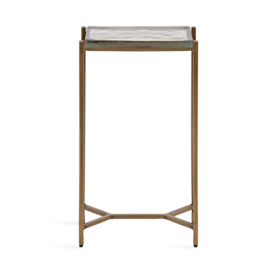 Eveland Decorative Narrow Living Room Side Table for Use as Slim Bedroom Nightstand