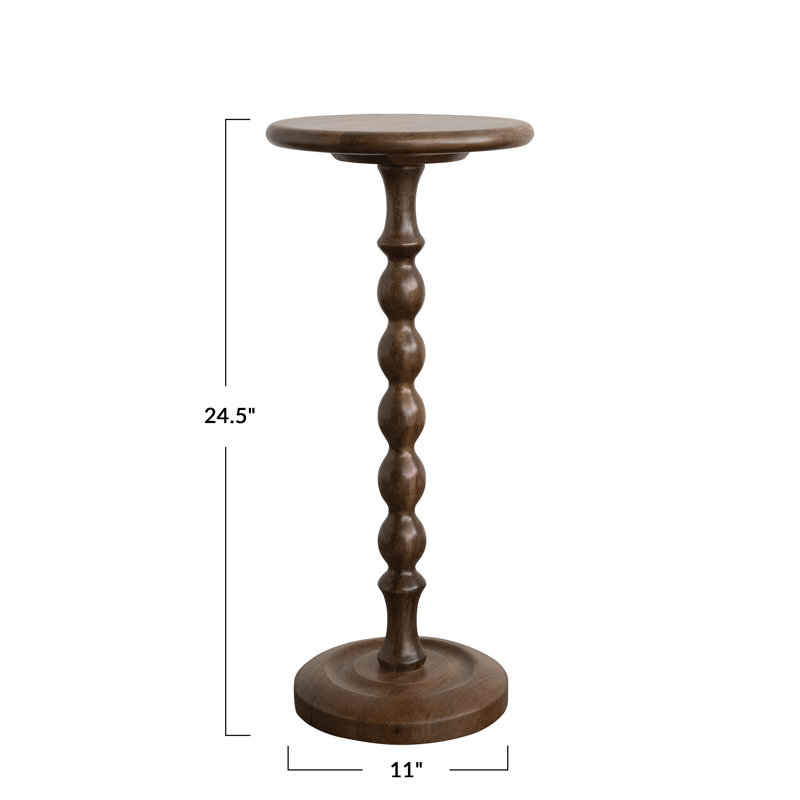 Table d'appoint en bois de manguier Martini
