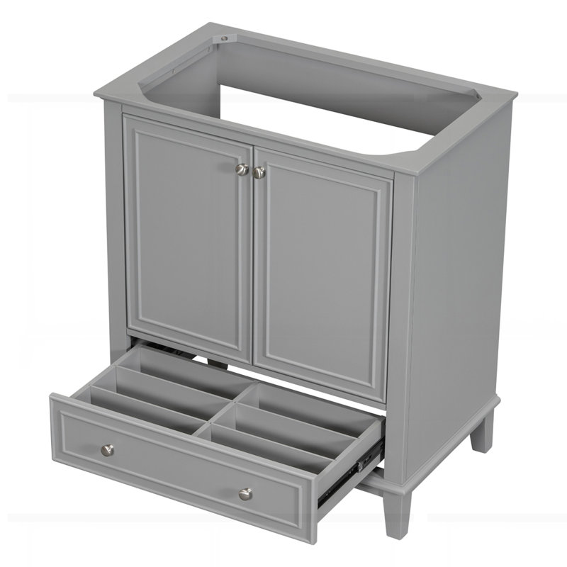 Meuble-lavabo 30 po sans lavabo, Gris
