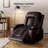 Oversized Wide Power Lift Recliner Chair - Heat and Massage, Faux PU Leather Lift Recliner Chair for the Elderly, Adjustable Back and Legs, Designed for the Elderly and People with mobility impaired-483688156