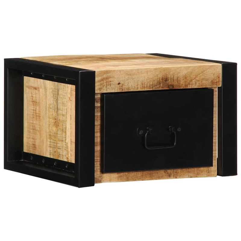 40cm W Metal Bedside Table