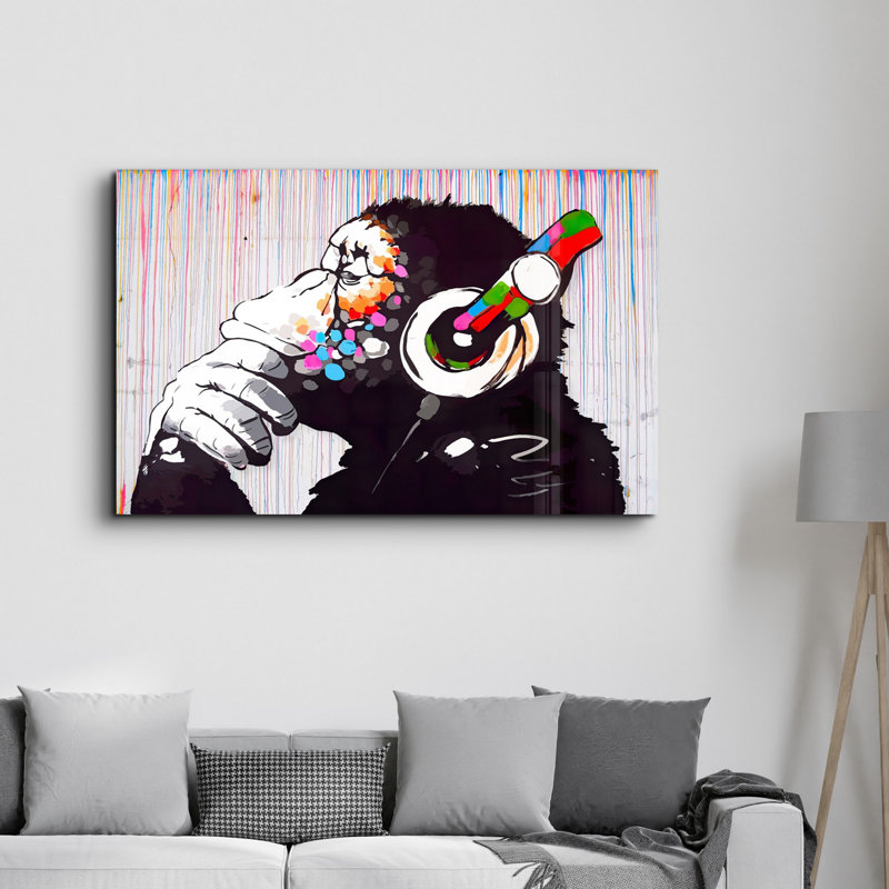 Elegant Tempered Glass Painting, 27.6 x 43.3 Inches | 100% Tempered Glass, Thickness: 0.16 Inches | UV Printed Artwork, Perfect for Home Decor & Modern Interiors, Stunning Visuals for Any Room