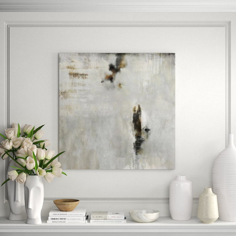 Luna IV Painting by Paul Duncan, 40" H x 40" W, Image Brush Gel