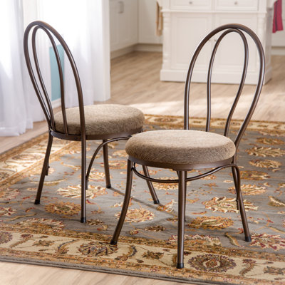 Cahillane 19'' H Upholstered Metal Side Chair