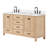 Cambridge 67'' Double Bathroom Vanity with White Quartz Top-132281593-107291334