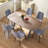 71” Rectangular Dining Room Table Set-832341165-832341152