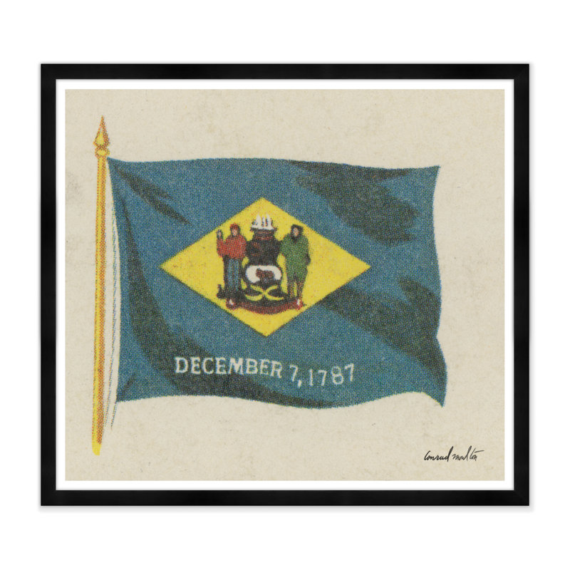 Delaware Print, Black