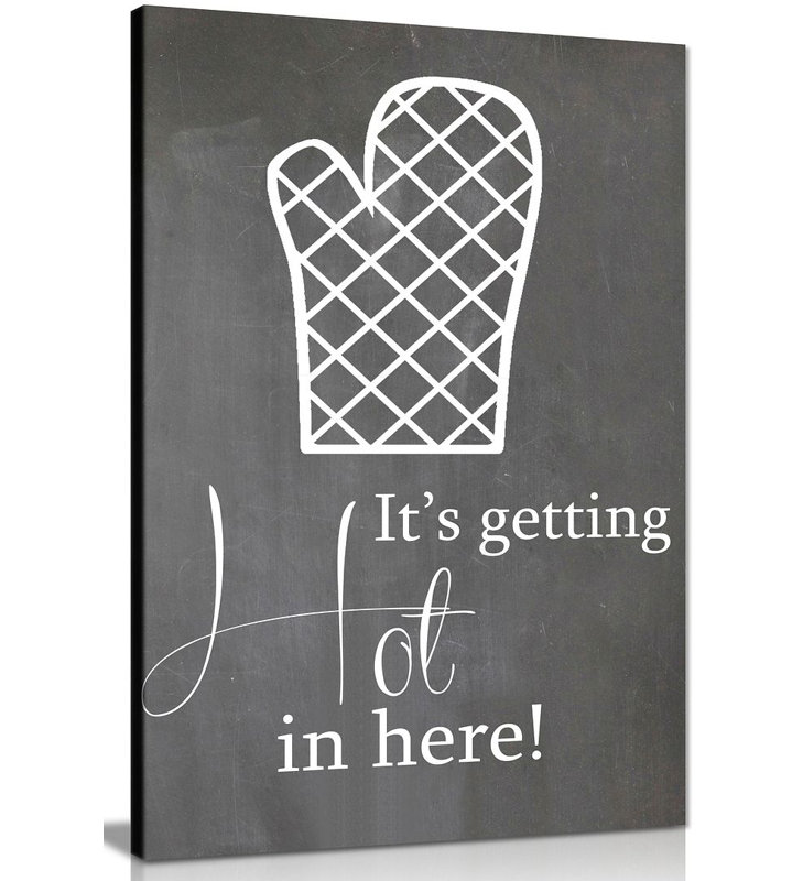 It's Getting Hot In Here - Wrapped Canvas Print, 31cm H x 20cm W