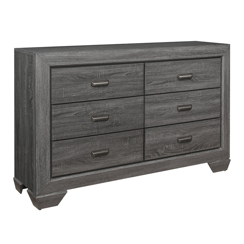 Henry 59'' W 6 - Drawer Dresser, Brown