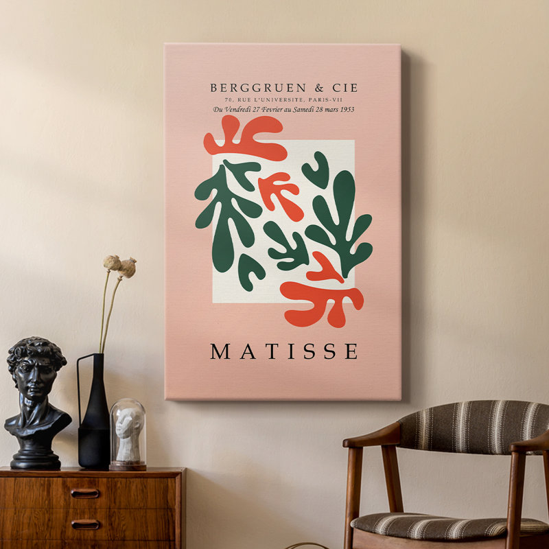 Matisse CDLXIX, reproduction d'art encadrée sur mesure, galerie Cavas, H 27 po x l 18 po