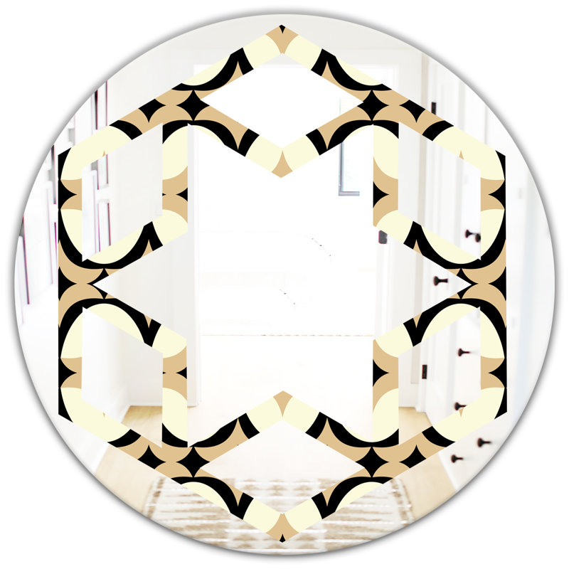 Miroir de salle de bain Hexagon Star, 31,5 po x 31,5 po