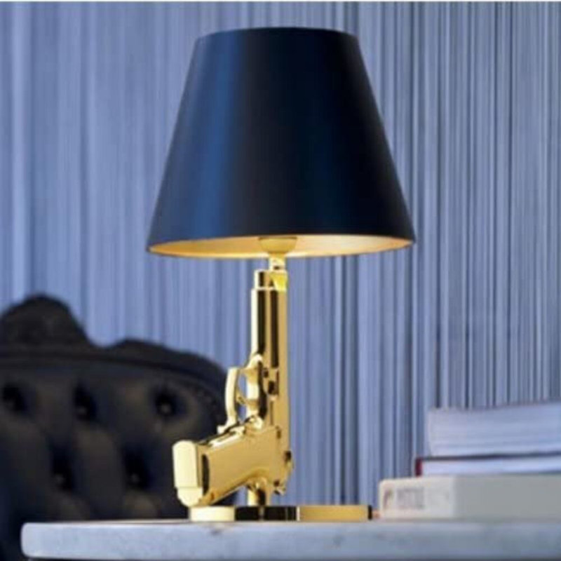 Lampe de table 17 po, Doré